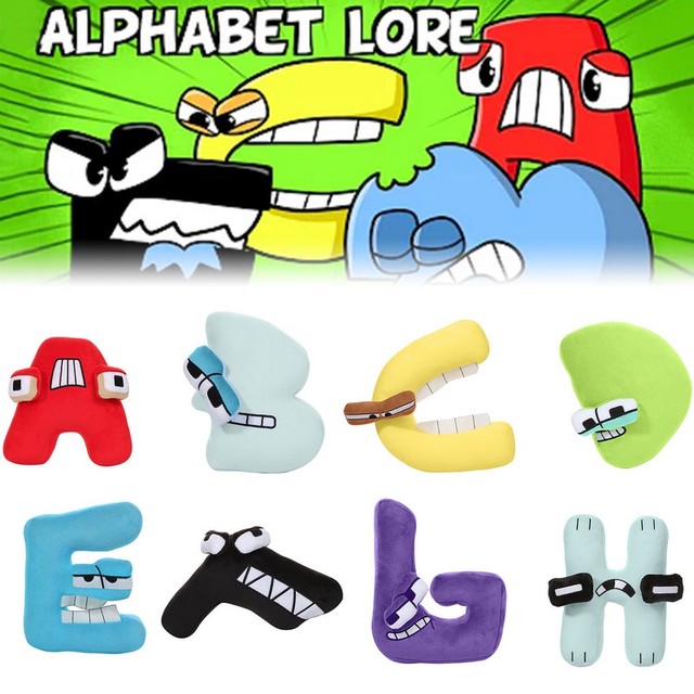 26 Alphabet Plush Toy Alphabets Alphabet Lore Stuffed Doll Preschool  Educational English ABC Letter Toy for Kids - AliExpress